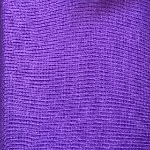 Anne Klein Sleeveless Purple Dress with Collar Knot Detail - Picture 3 of 7